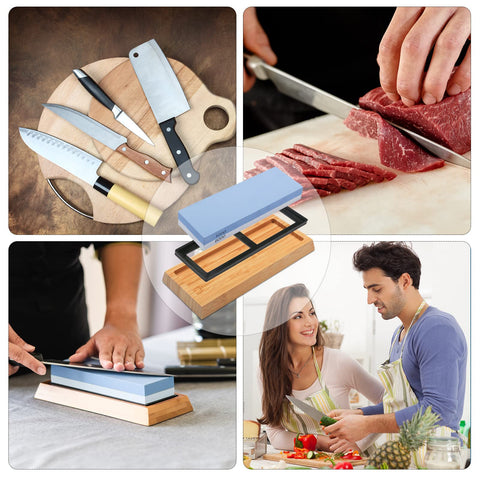 ZGQOOFA versatile kit sharpens knives, scissors, and chisels