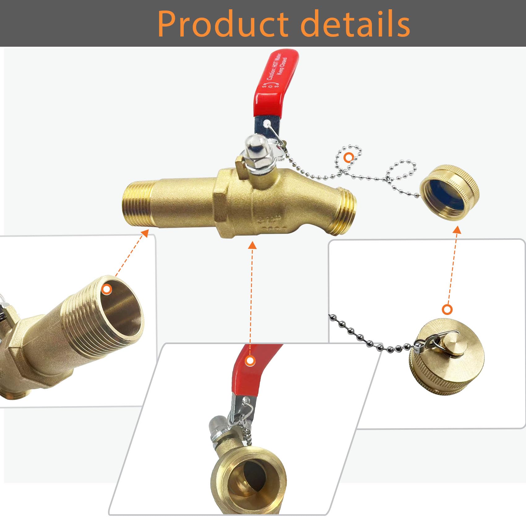ZGTools 2-inch shank design supports robust drainage flow