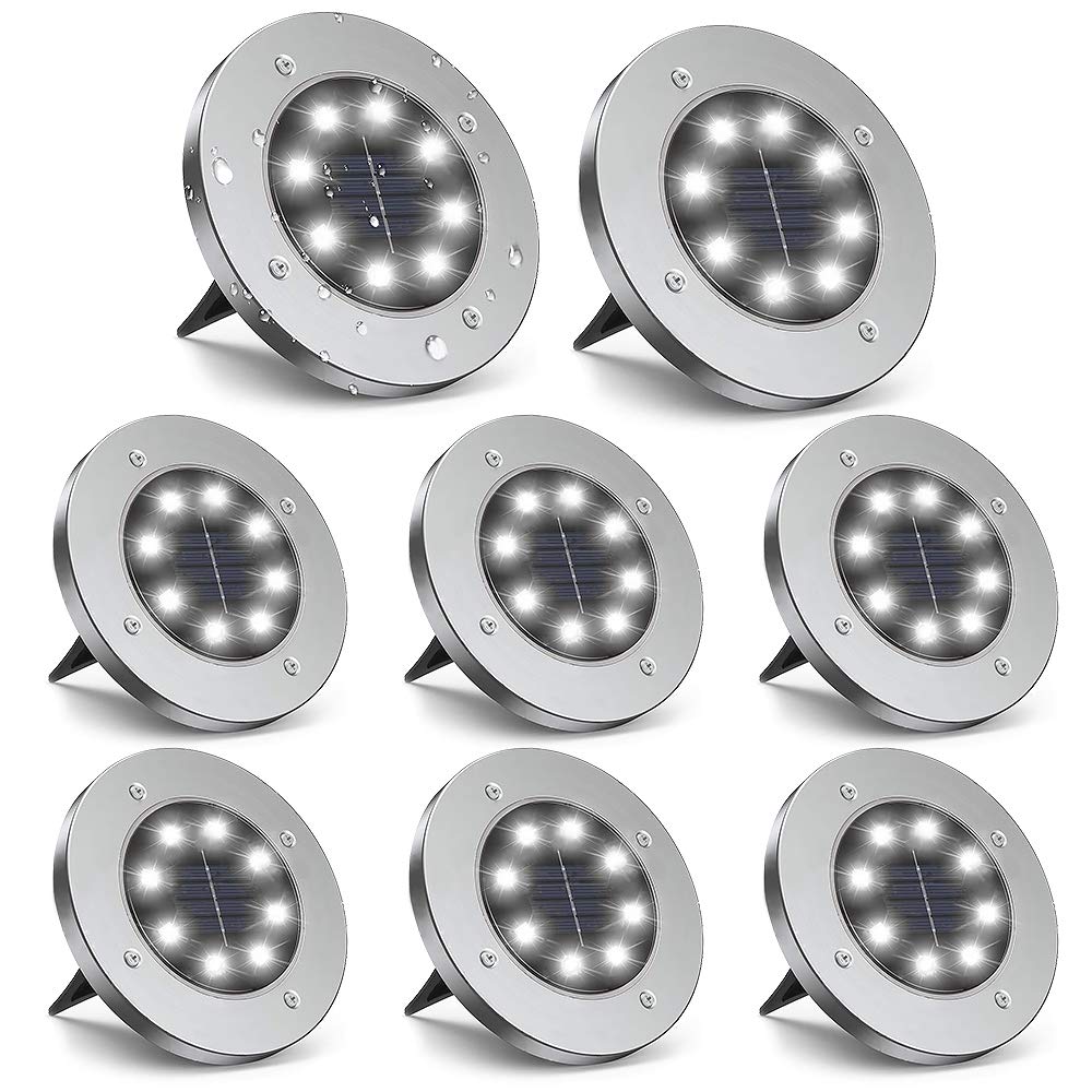 ZGWJ solar ground light illuminates the lawn path for safe nighttime guidance.