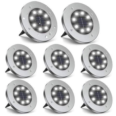 ZGWJ solar ground light illuminates the lawn path for safe nighttime guidance.