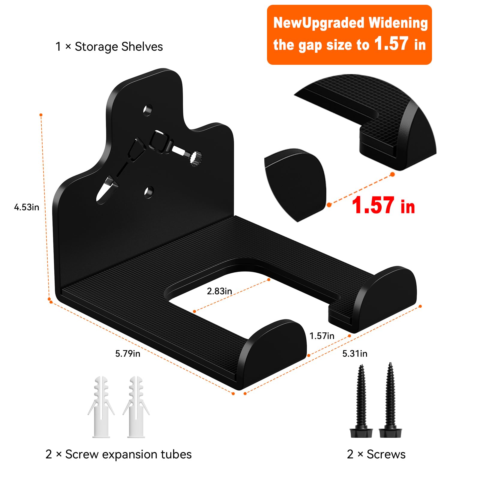 ZGJWJYUU wall-mount installation kit included for quick setup