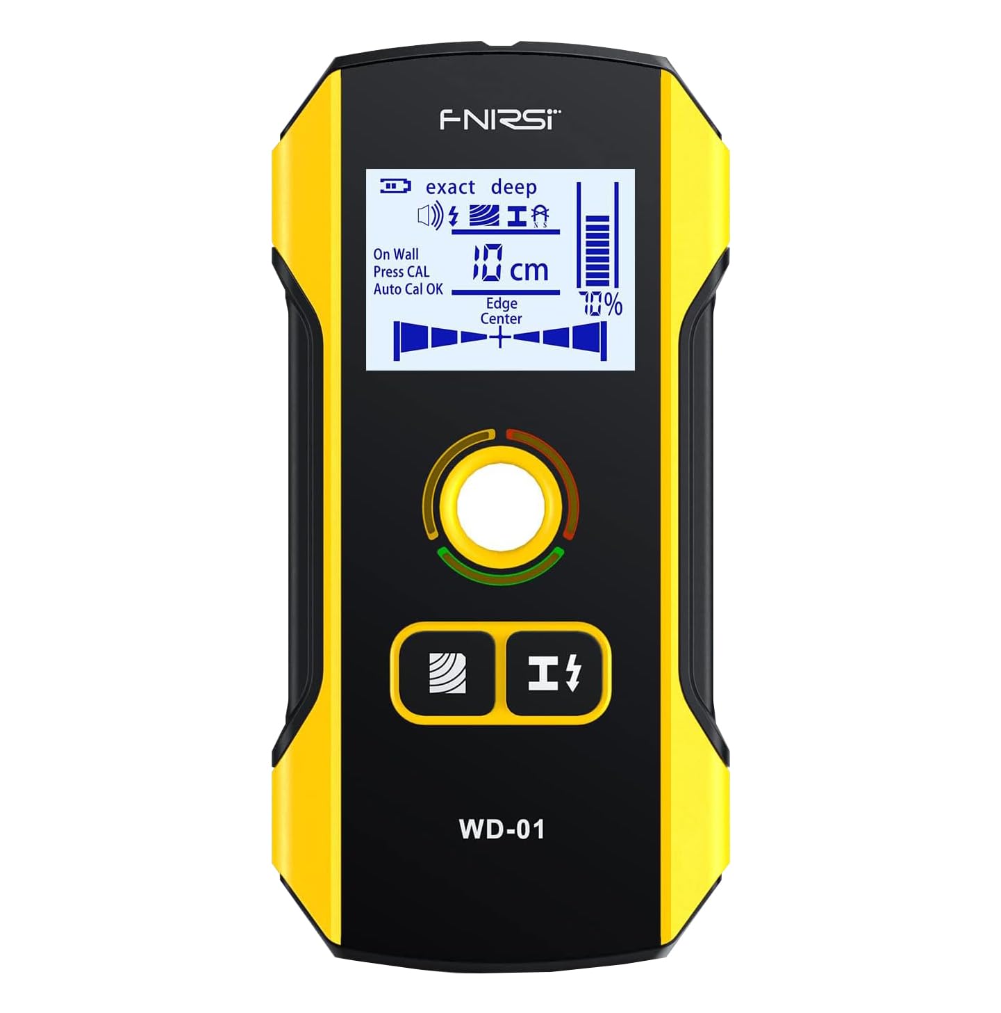 ZHDTW Premium Wall Scanner front view, compact and durable for job sites.