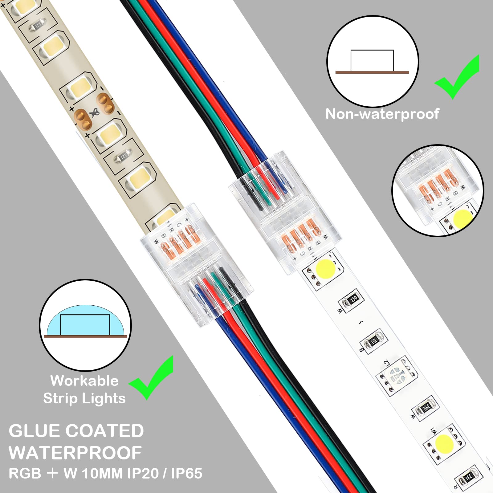 Zhengmy 16.4ft LED strip cable for versatile layouts.