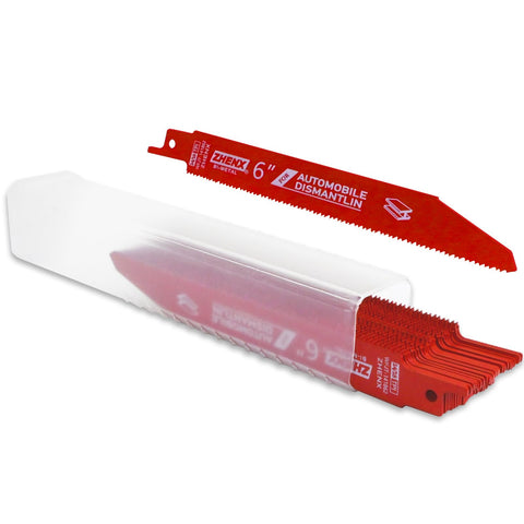 Zhenx 25 pack blades for metal cutting showing durability for heavy duty use