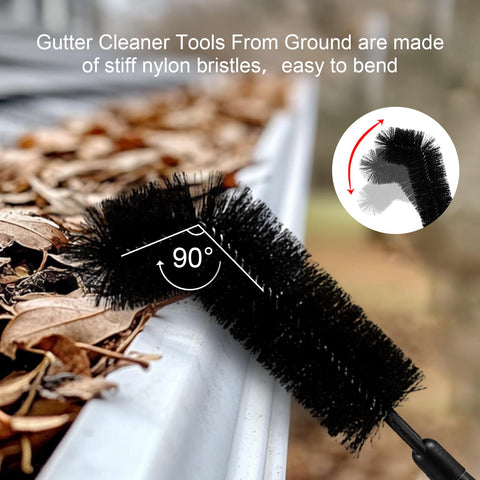 Zhichen star gutter cleaner offers ladder-free cleaning, reducing fall risk during maintenance.