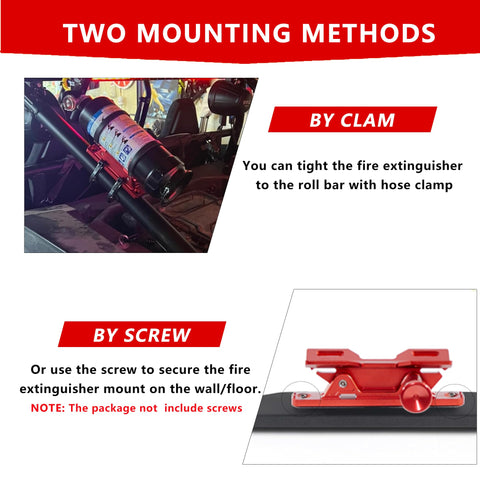 ZHILXN anti-slip padding protects your extinguisher while reducing vibrations.