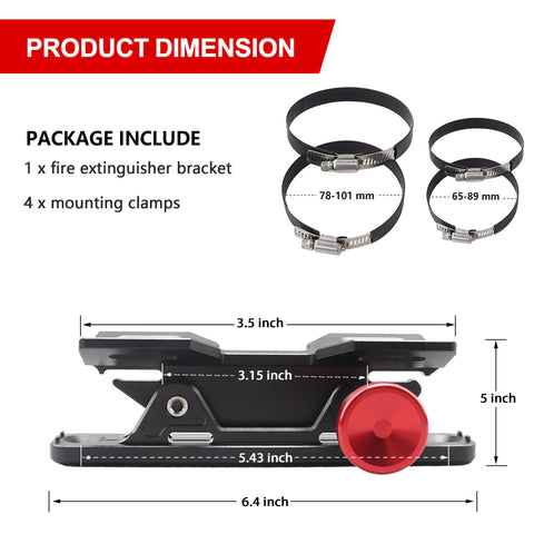 ZHILXN complete safety mounting package for off-road enthusiasts