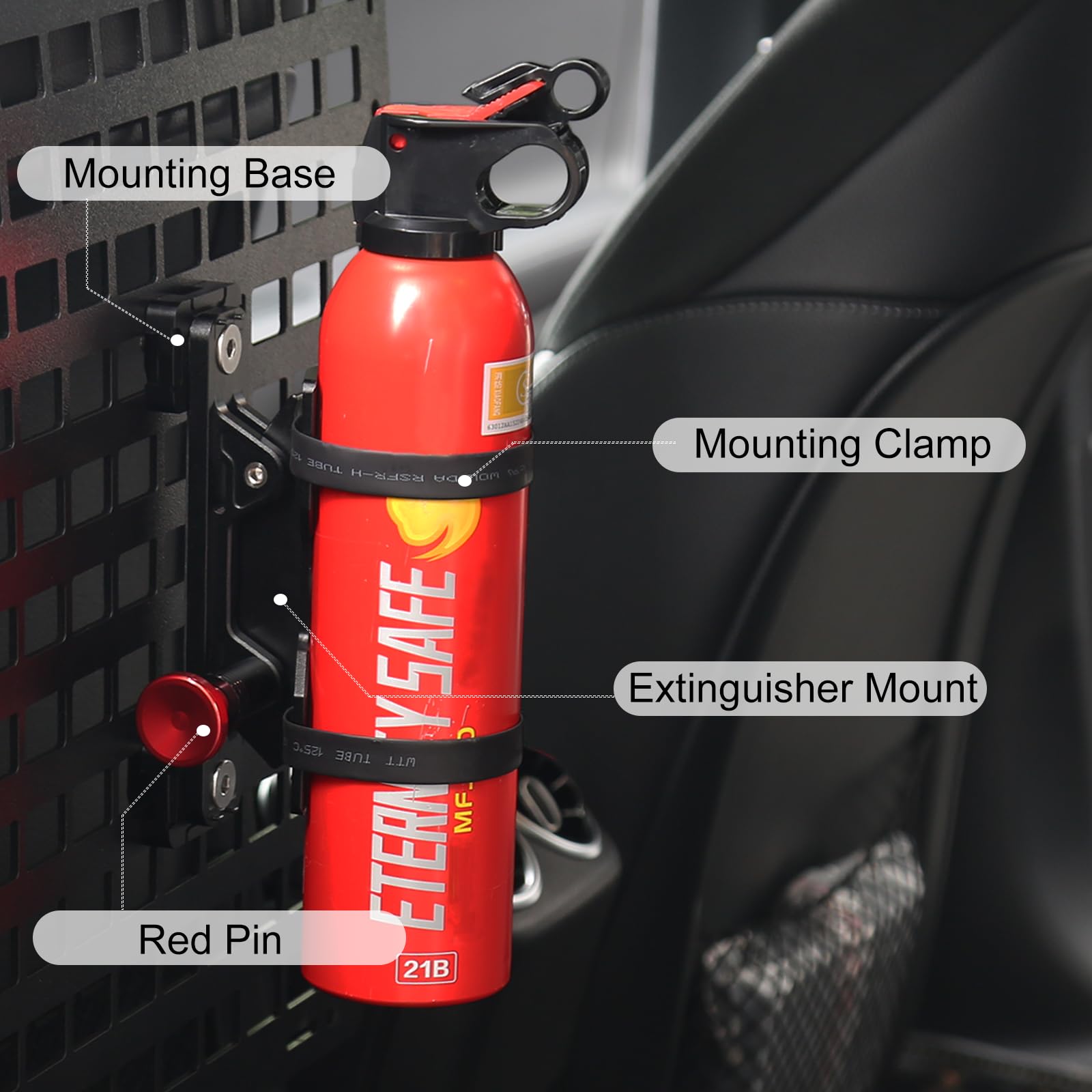 ZHILXN spacers widen compatibility for different extinguisher sizes