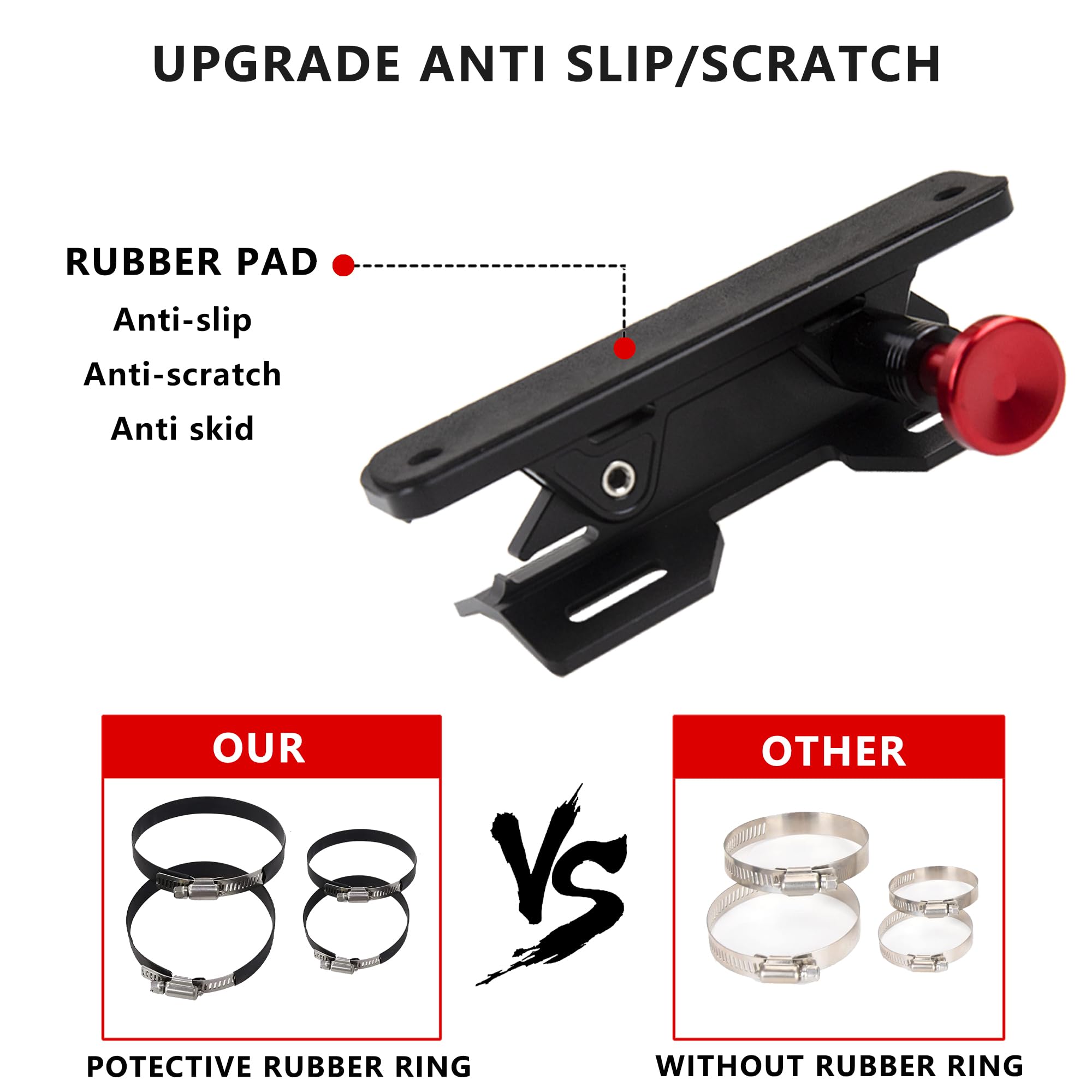 ZHILXN protective rubber clamps prevent scratches during vibration