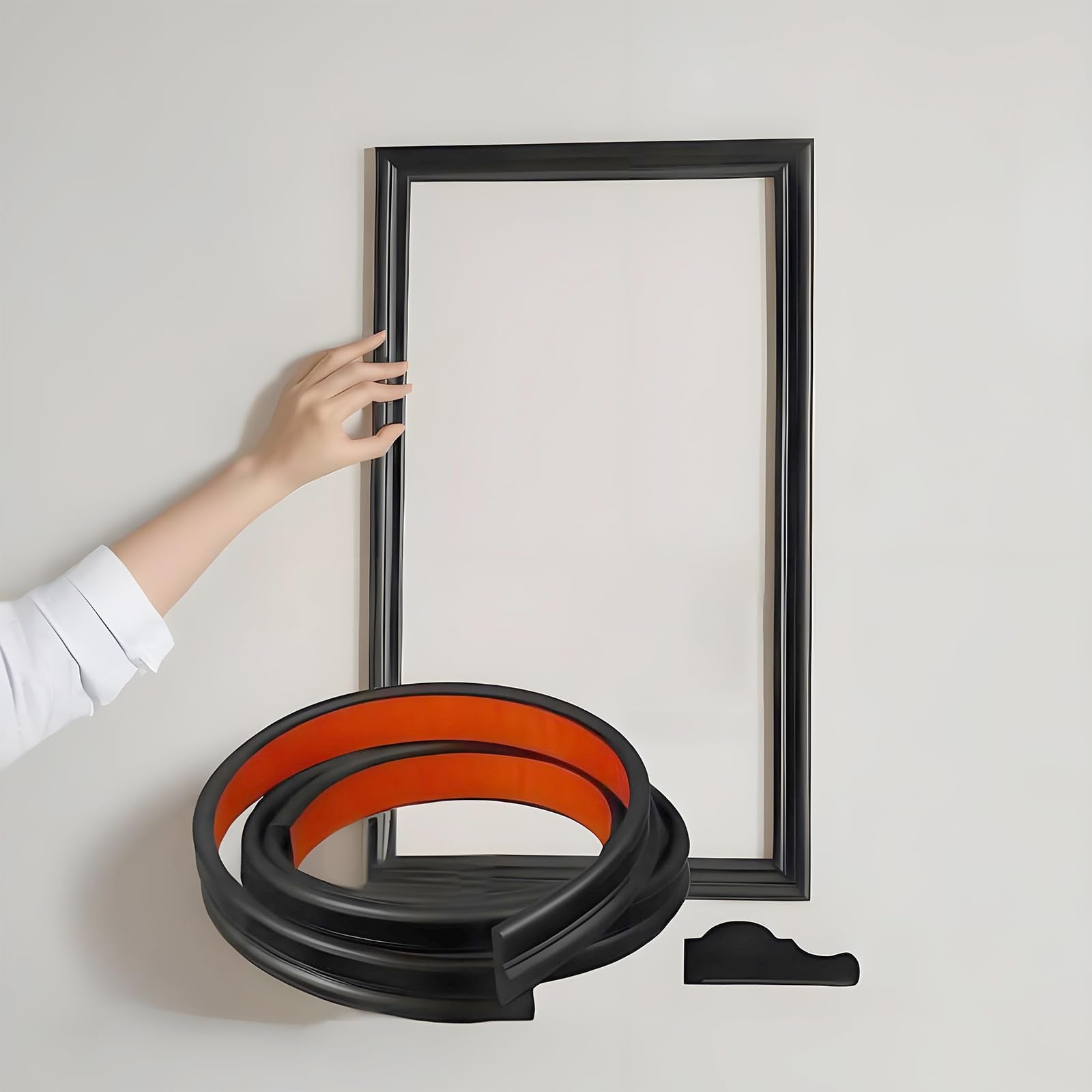 ZHIVEZEN wall molding 20ft with adhesive backing for quick DIY updates.