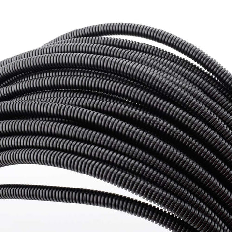 ZhiYo 100 ft 1/4 inch wire loom split tubing for versatile automotive wiring protection.