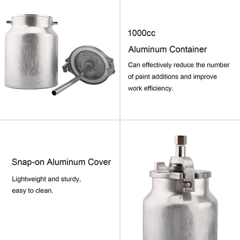 ZHONG AN 1/4 inch inlet illustration highlights easy compatibility.