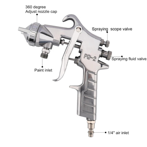 ZHONG AN 1000cc canister delivers extended spraying between refills.