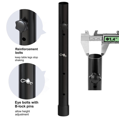 ZhouDaShu top reinforcement bolts secure leg connections during use