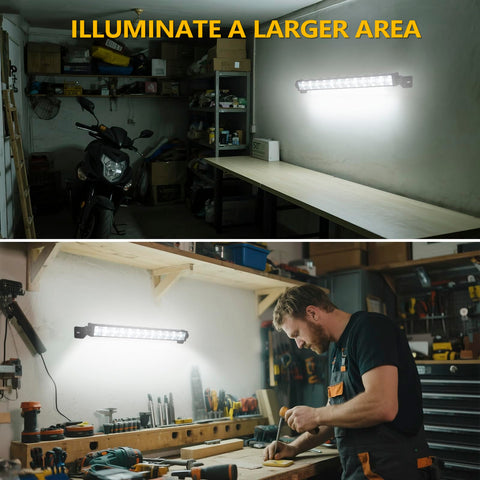 ZHPINGMX 24W light with 180-degree brackets for versatile mounting.