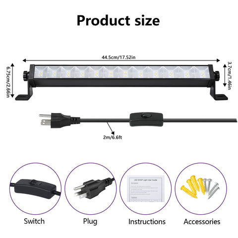 ZHPINGMX garage workspace lighting delivers clear visibility for tasks.