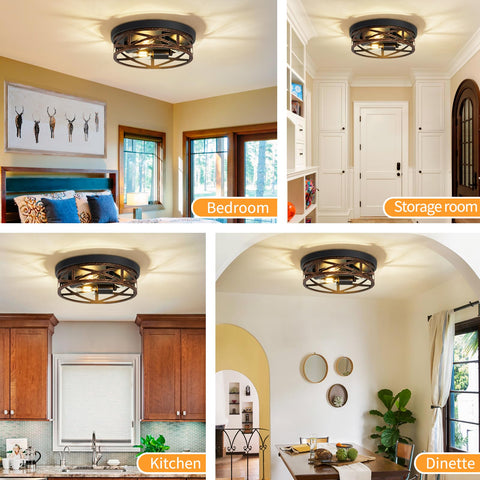 ZHU YAN easy-install ceiling light quick and simple mounting