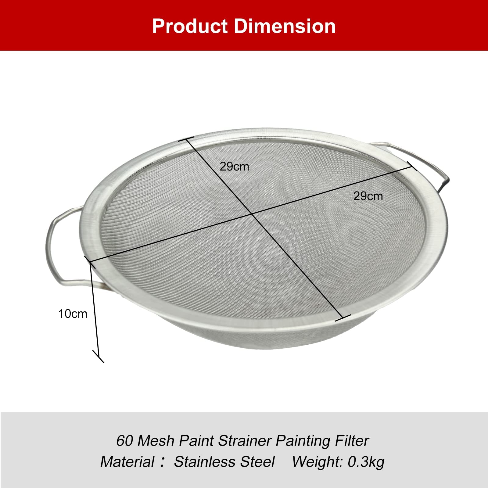 ZHUITU multi-purpose filter suits paints, varnishes, inks, and more.