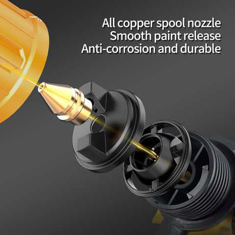 ZHUITU 1200ml capacity container for fewer refills during large projects.