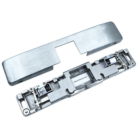ZHULUOBO 9600 front view showcases satin stainless finish for exterior security