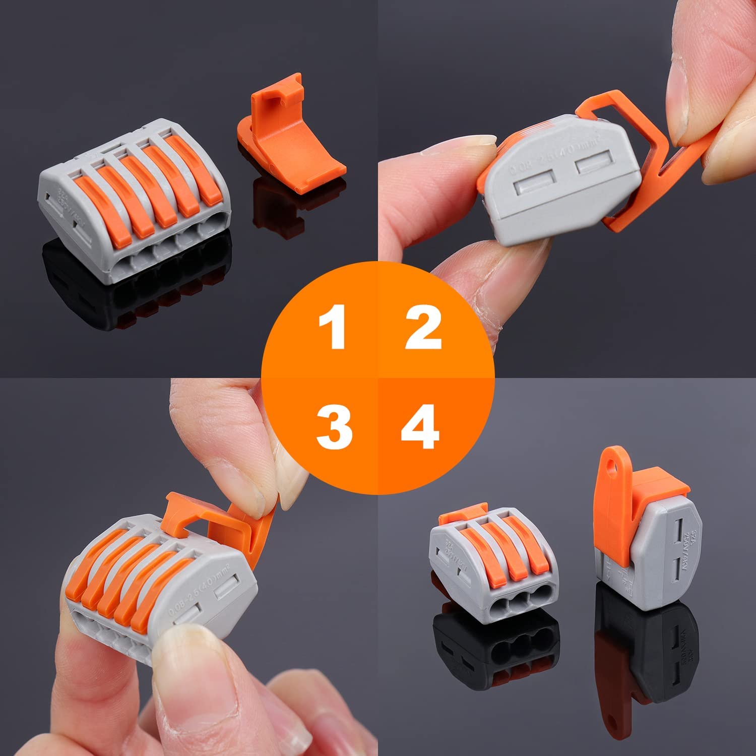 Zhushan connectors base and screws included for secure mounting