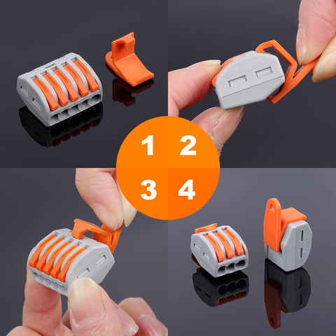 Zhushan connectors base and screws included for secure mounting