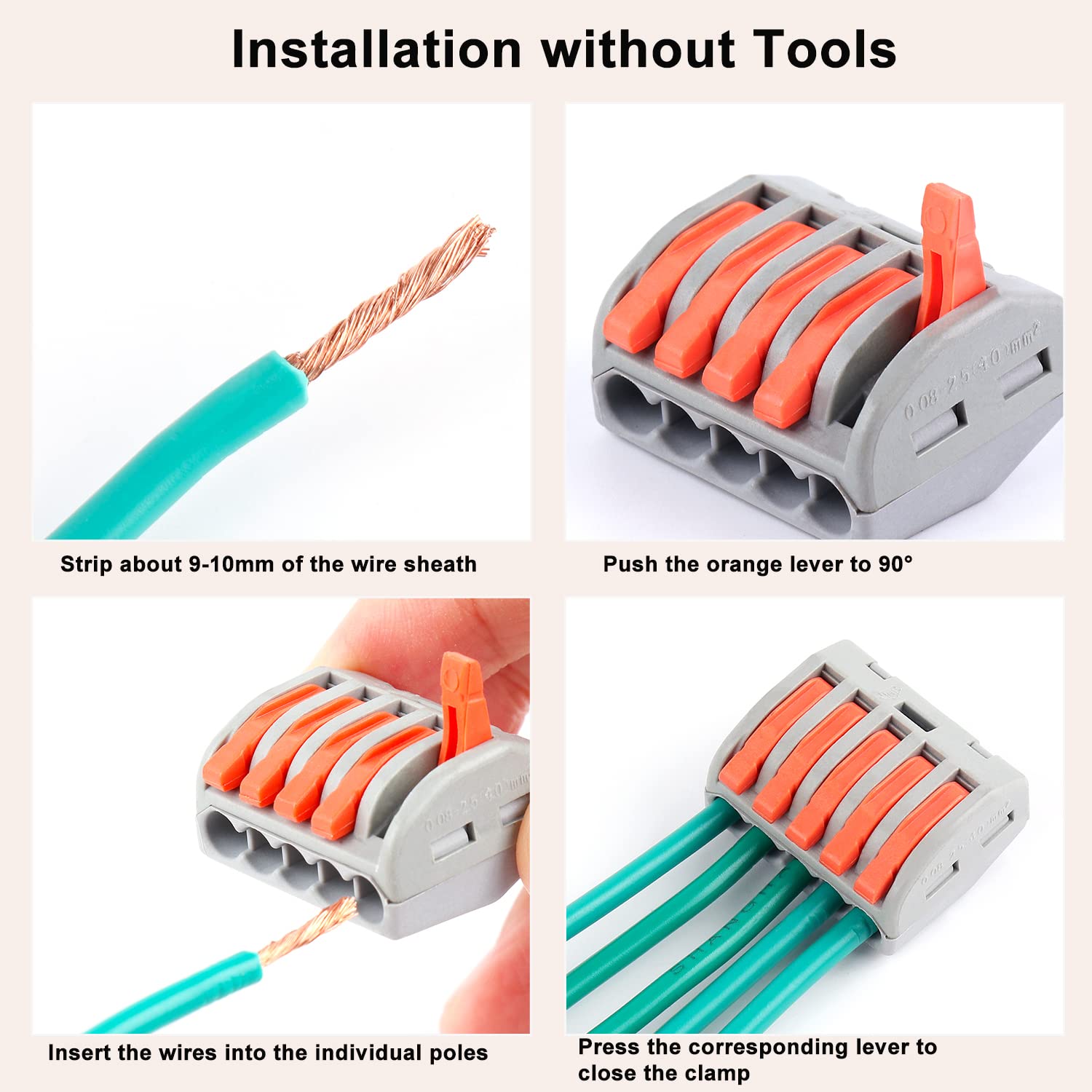Zhushan easy wiring quick-disconnect design speeds electrical work