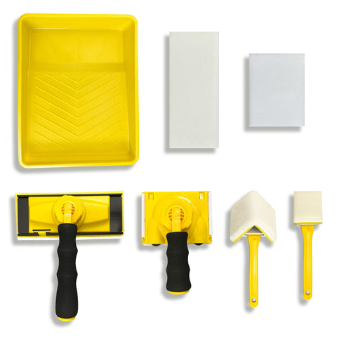 ZHYFC Paint Edger Kit 9-Inch Pad Set for precise edge lines and smooth finish