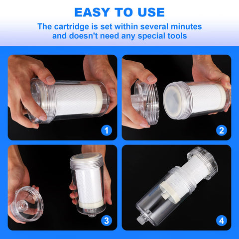 ZHYUUAX compact inline mount fits standard laundry setups.