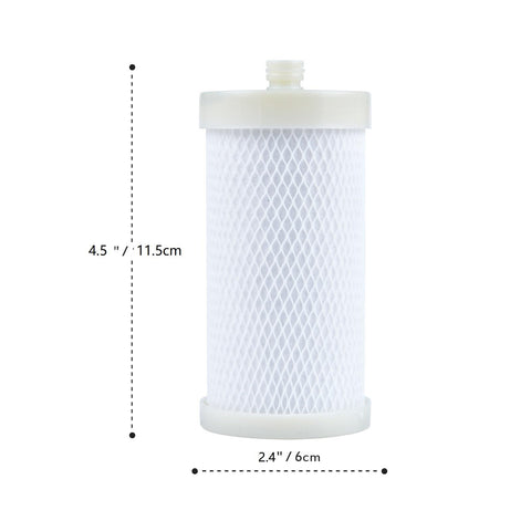 Triple-filtration system combines carbon fibre, activated carbon, and PP cotton for thorough purification.