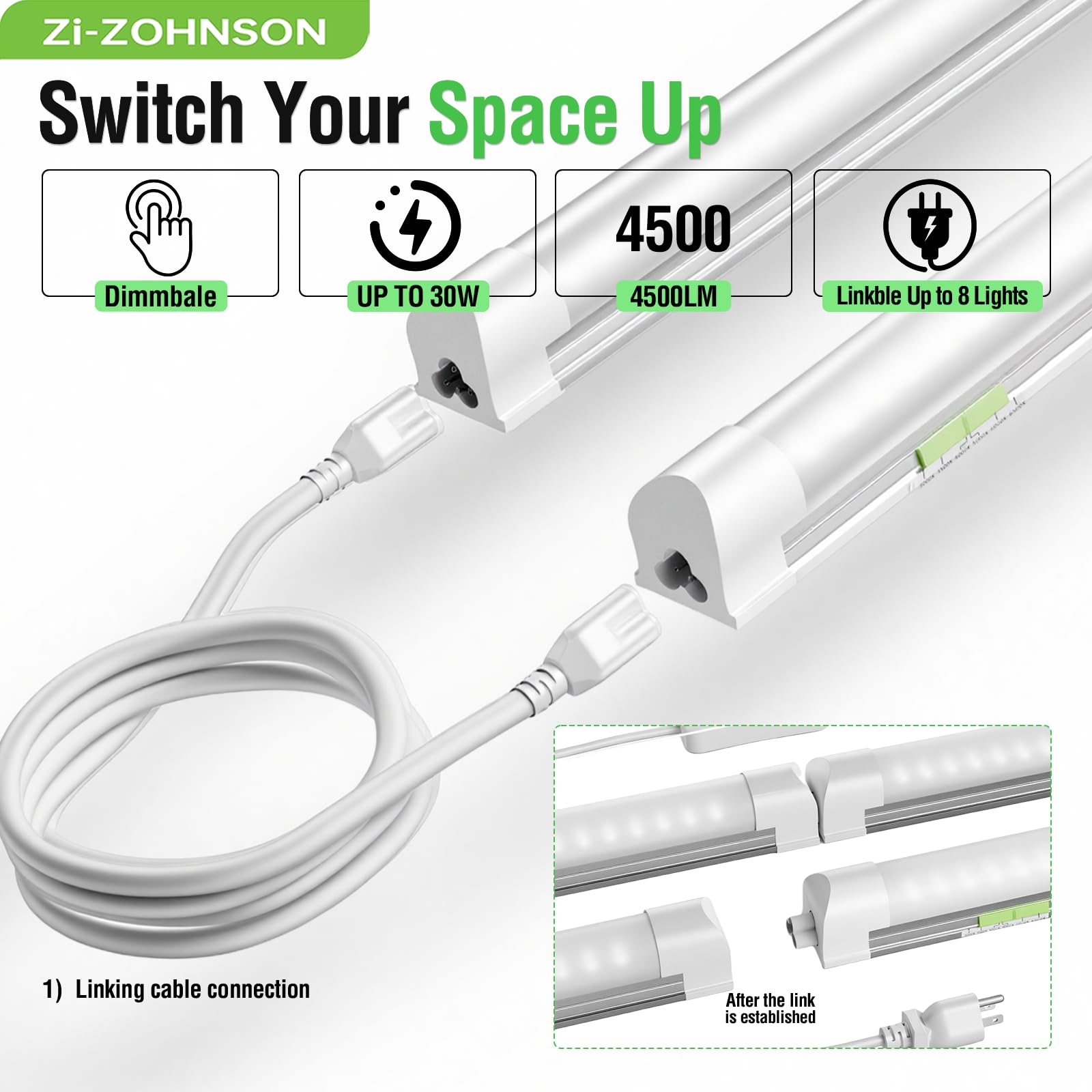 Zi-ZOHNSON DLC and ETL certified lighting for reliable workshop performance.