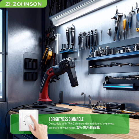 Zi-ZOHNSON linkable installation cables enabling easy daisy-chain wiring.