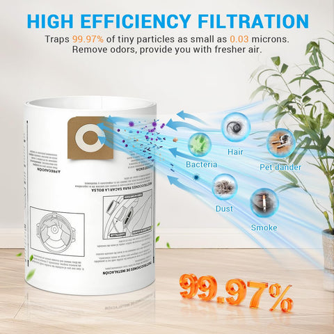 Zibopon CMXEVBE18695 compatible with Craftsman 16-20 gal vacs.