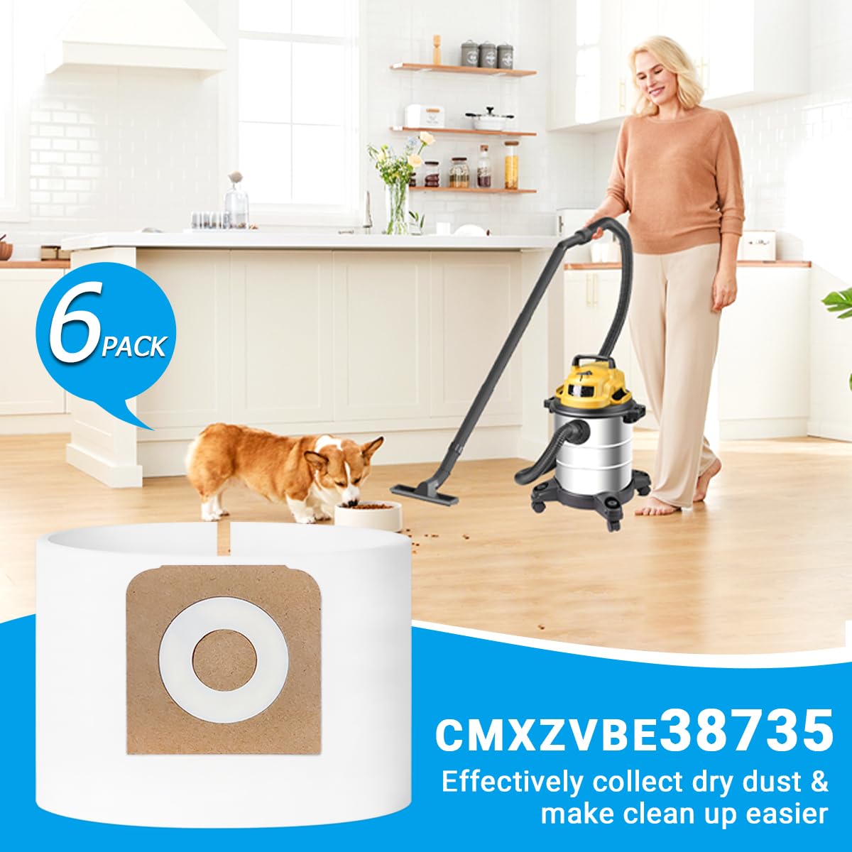 Zibopon CMXZVBE38735 bags offer a cost-saving pack without compromising fit.