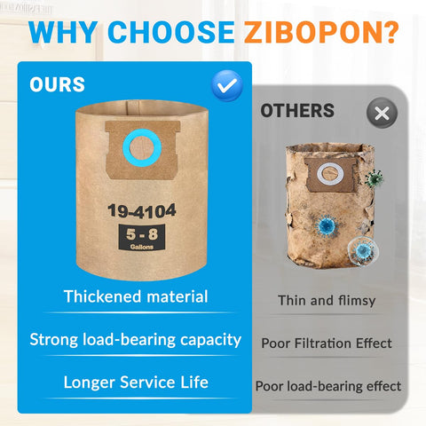 Zibopon DXVA19-4104 value package keeps you stocked for regular replacements