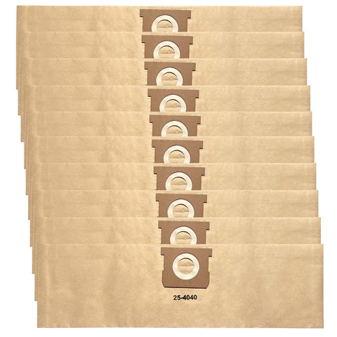 Zibopon DXVA25-4040 dust bag for DEWALT DXV04T keeps dust contained.