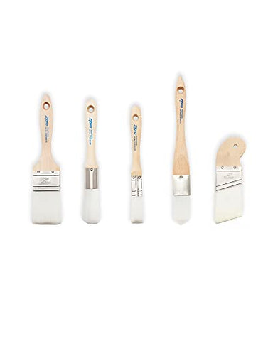 Zibra 1-inch square brush ideal for clean trim lines