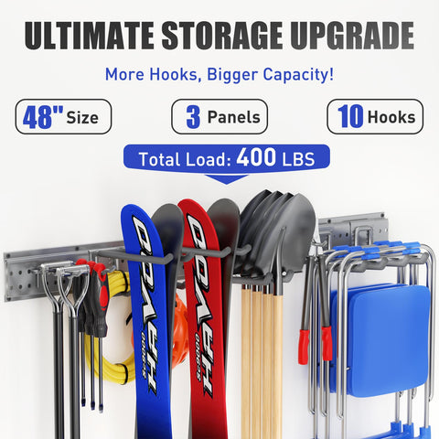 ZICANYCO ten adjustable heavy-duty hooks with flexible placement.