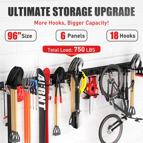 ZICANYCO 18 adjustable hooks on the rack offer flexible placement for small tools