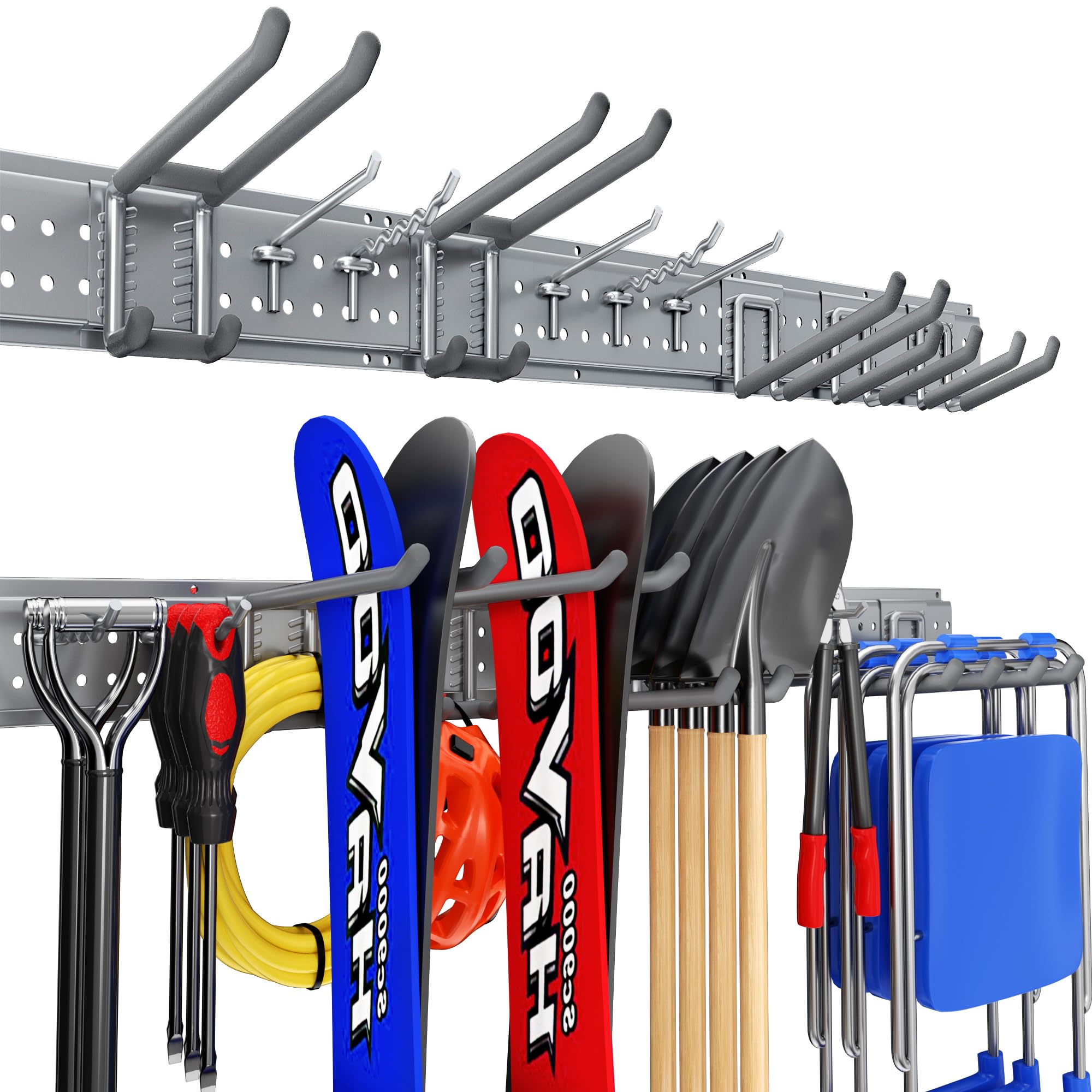 ZICANYCO garage tool organizer wall mount 48 inches keeps workspace tidy and ready.