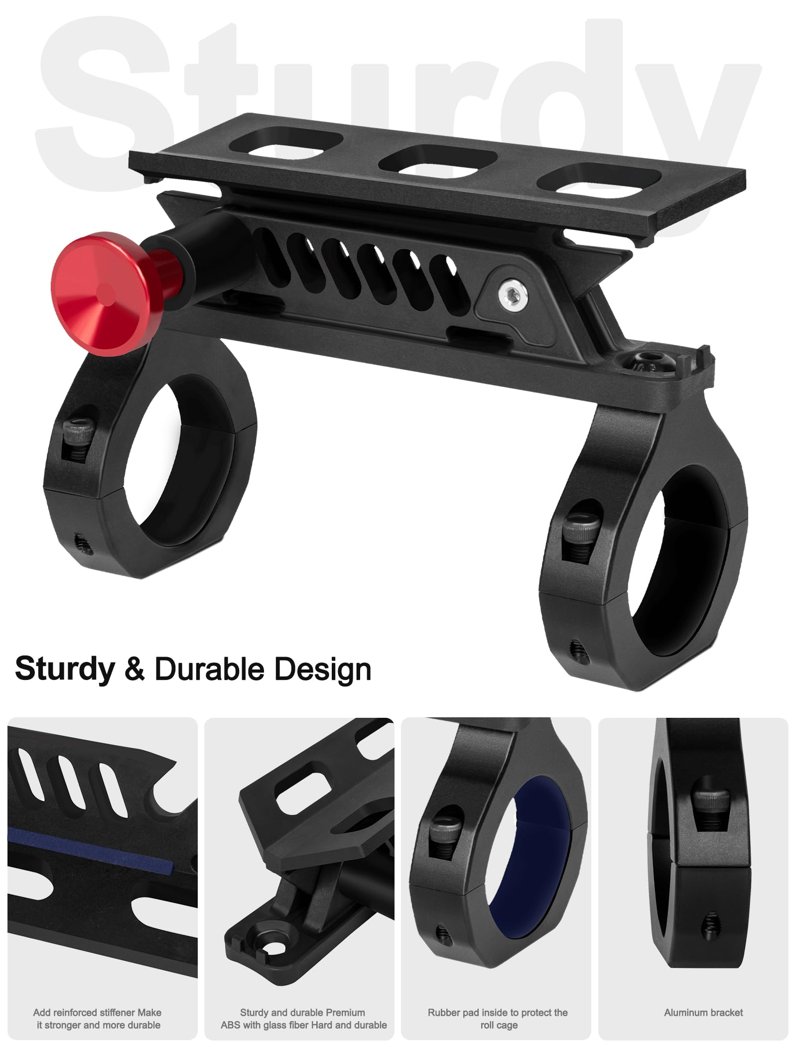 ZIDIYORUO clamps with rubber protection prevent scratches on bars