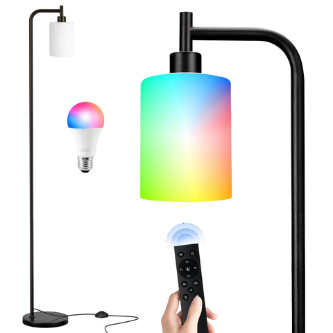 Ziisee floor lamp offering 3 color temperature options from warm to cool light