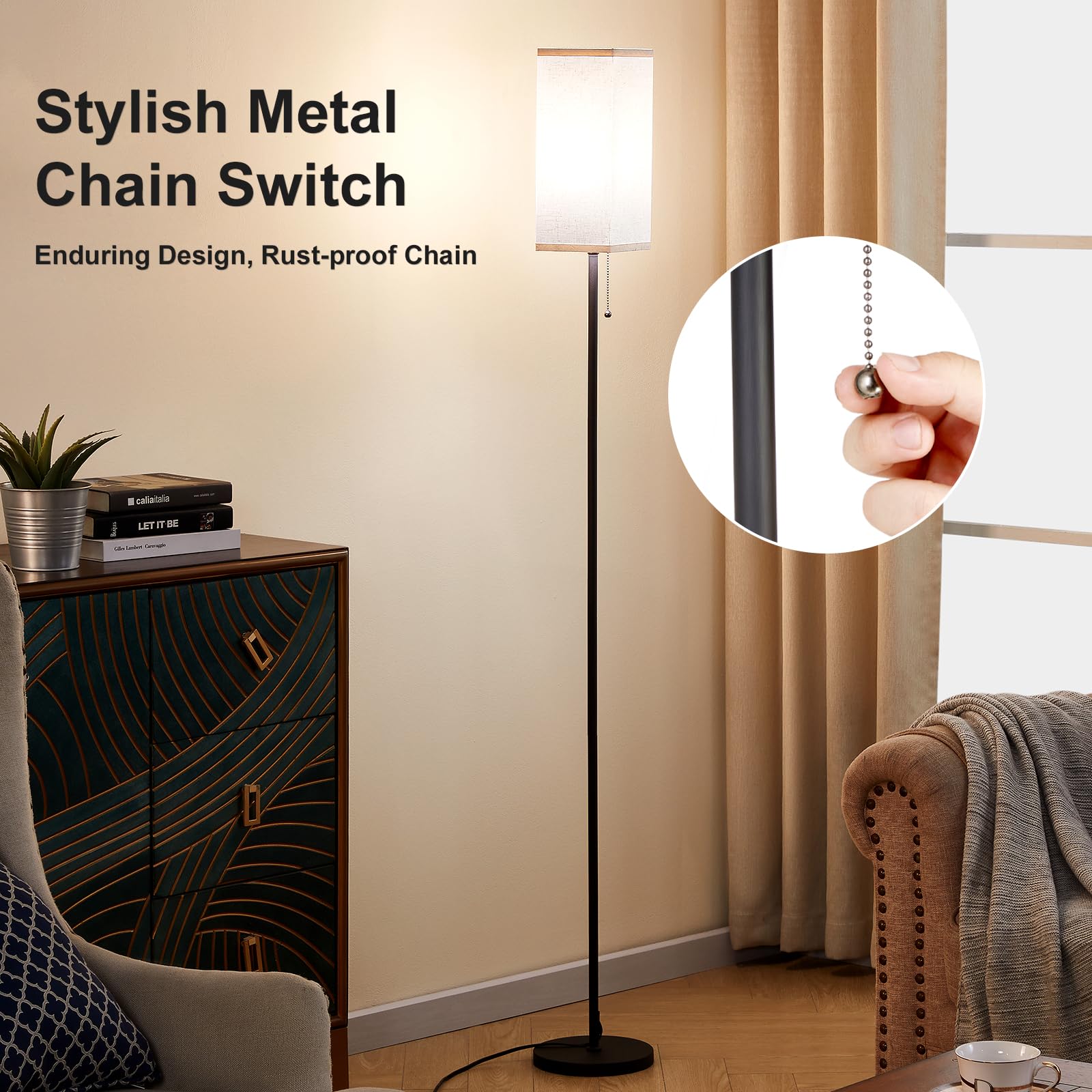 Ziisee floor lamp demonstrates 3 color temperatures for different tasks