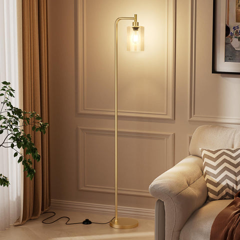 Ziisee floor lamp ships with all parts and clear easy assembly instructions.