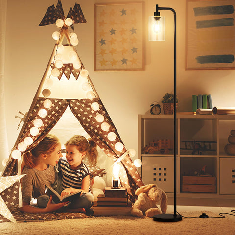 Ziisee floor lamp sixty-four inches tall casting broad ambient light