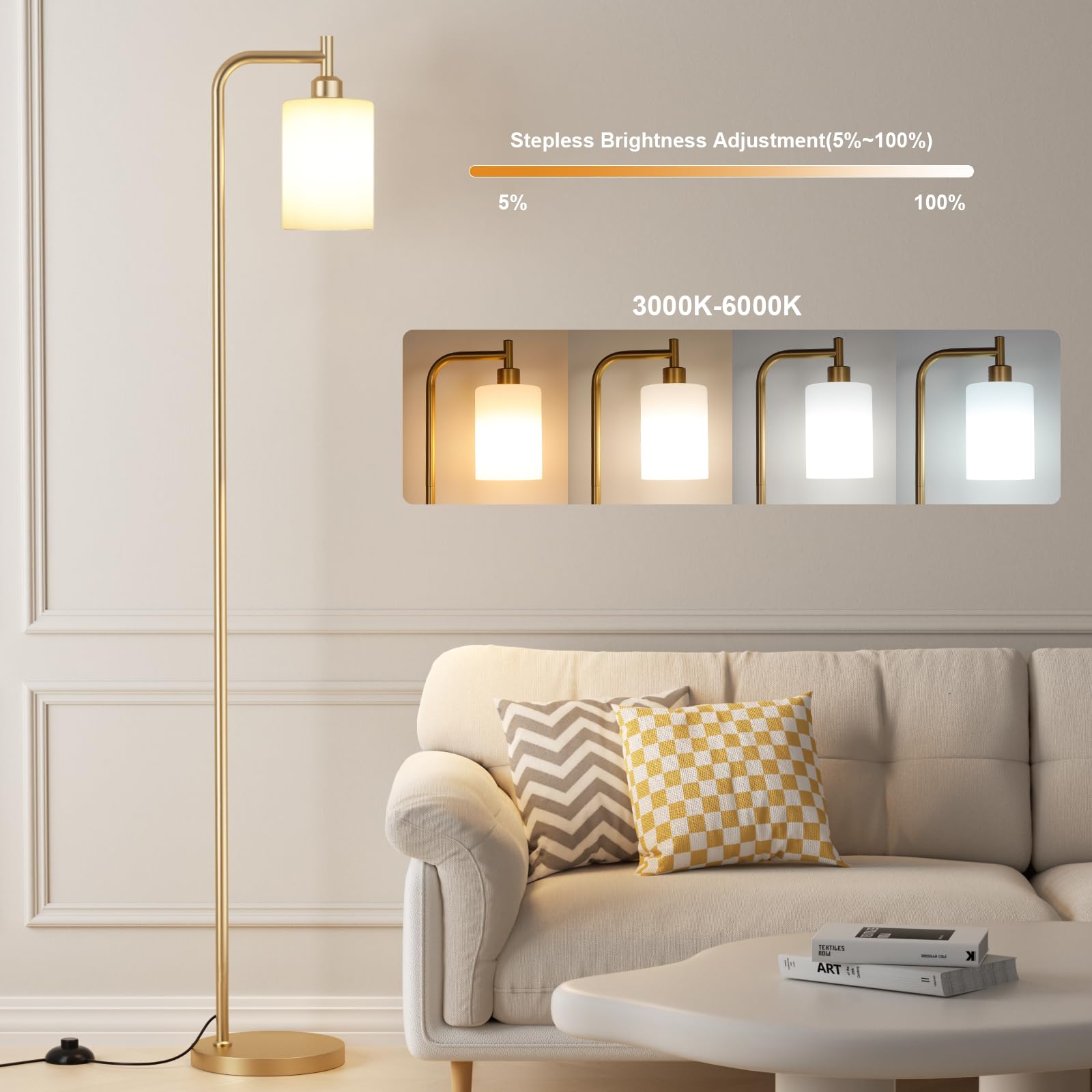 Ziisee floor lamp remote control for easy lighting adjustments.