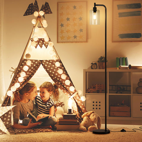 Ziisee industrial floor lamp foot pedal switch for hands-free use