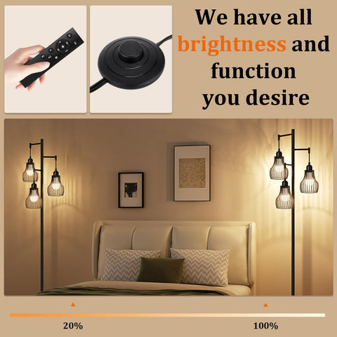 Ziisee seventy-inch floor lamp in corner-ready design for sofa or bed lighting