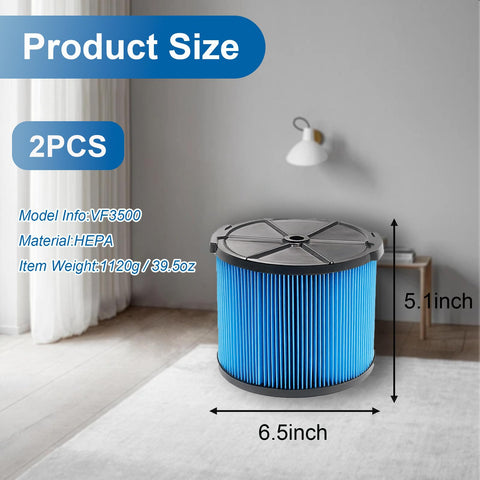 ZILAMGOO VF3500 filter for WD4080 preserves performance during heavy cleanup