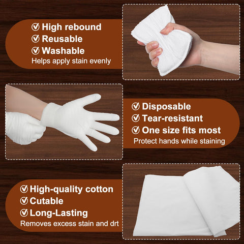 Ziliny stain kit cloths cover large surfaces efficiently